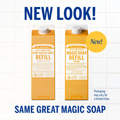 Citrus - Pure-Castile Magic Soap Refill  