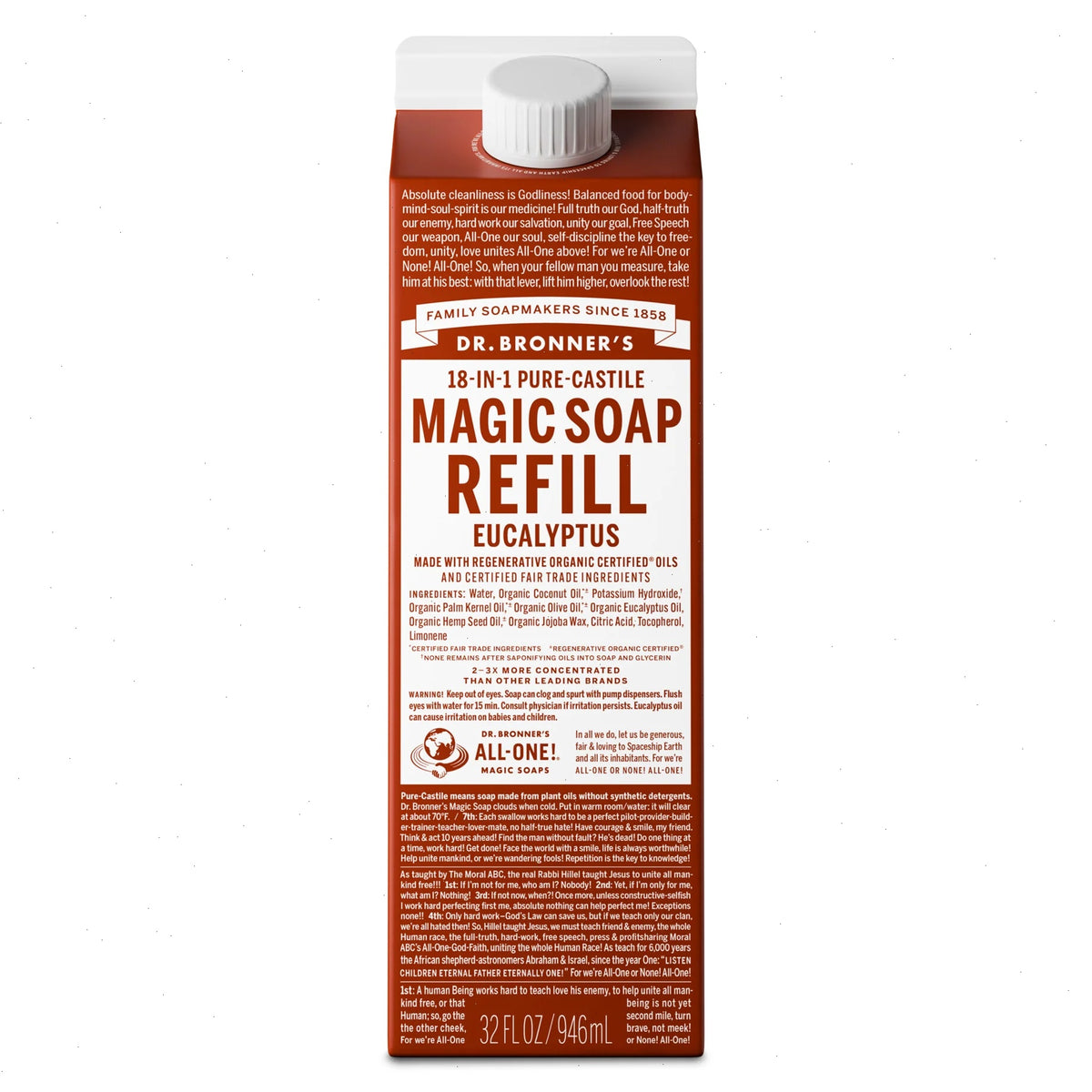 Eucalyptus - Pure-Castile Magic Soap Refill